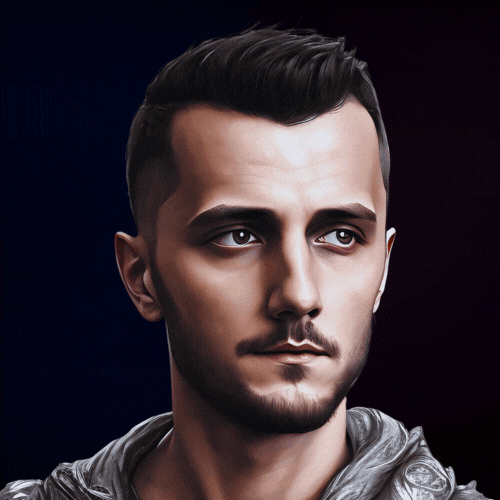 Gif with a author picture